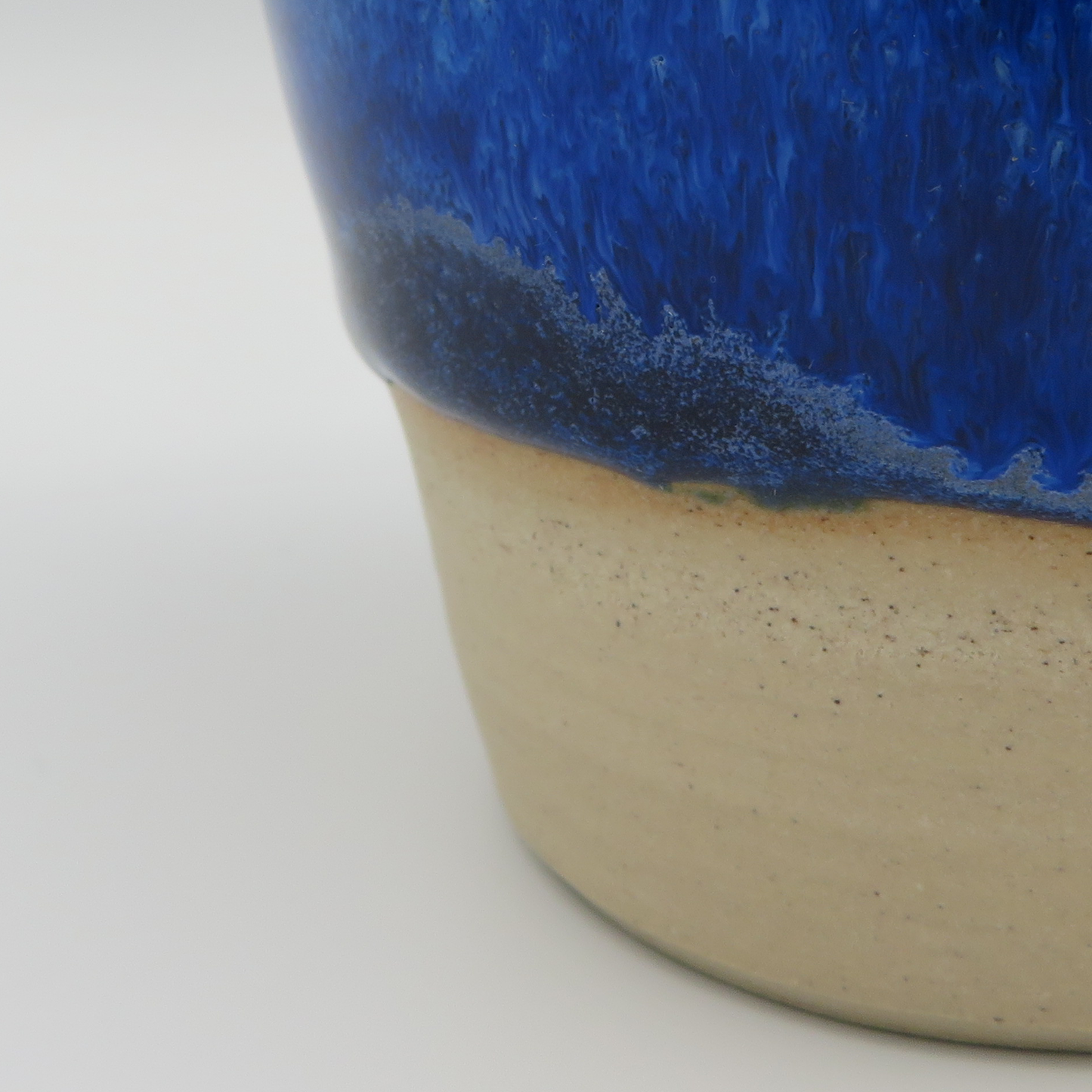 Narrow Rim Rounded Vase - Deep Blue
