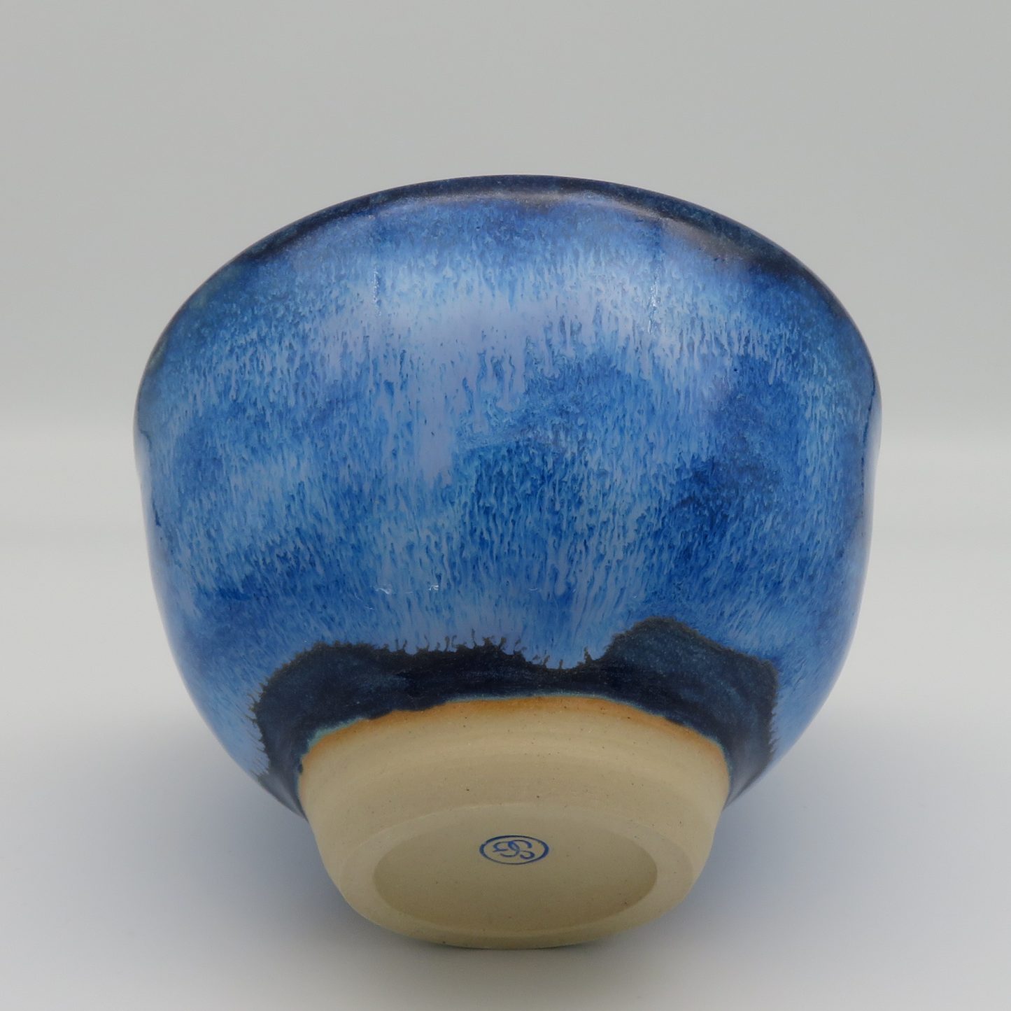 Tall Serving Bowl - Deep Blue