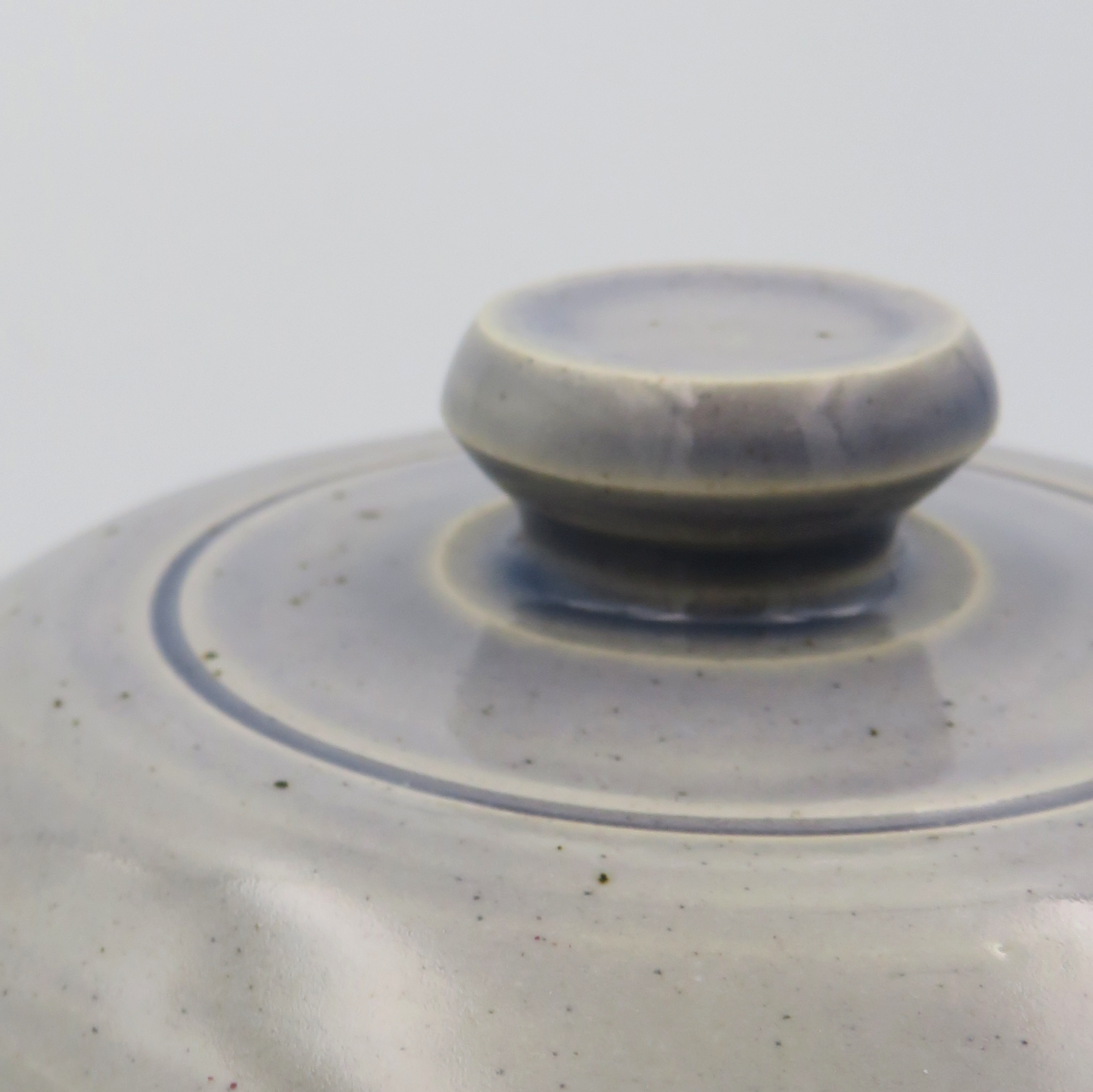 Lidded Jar - Lilac Grey - Second