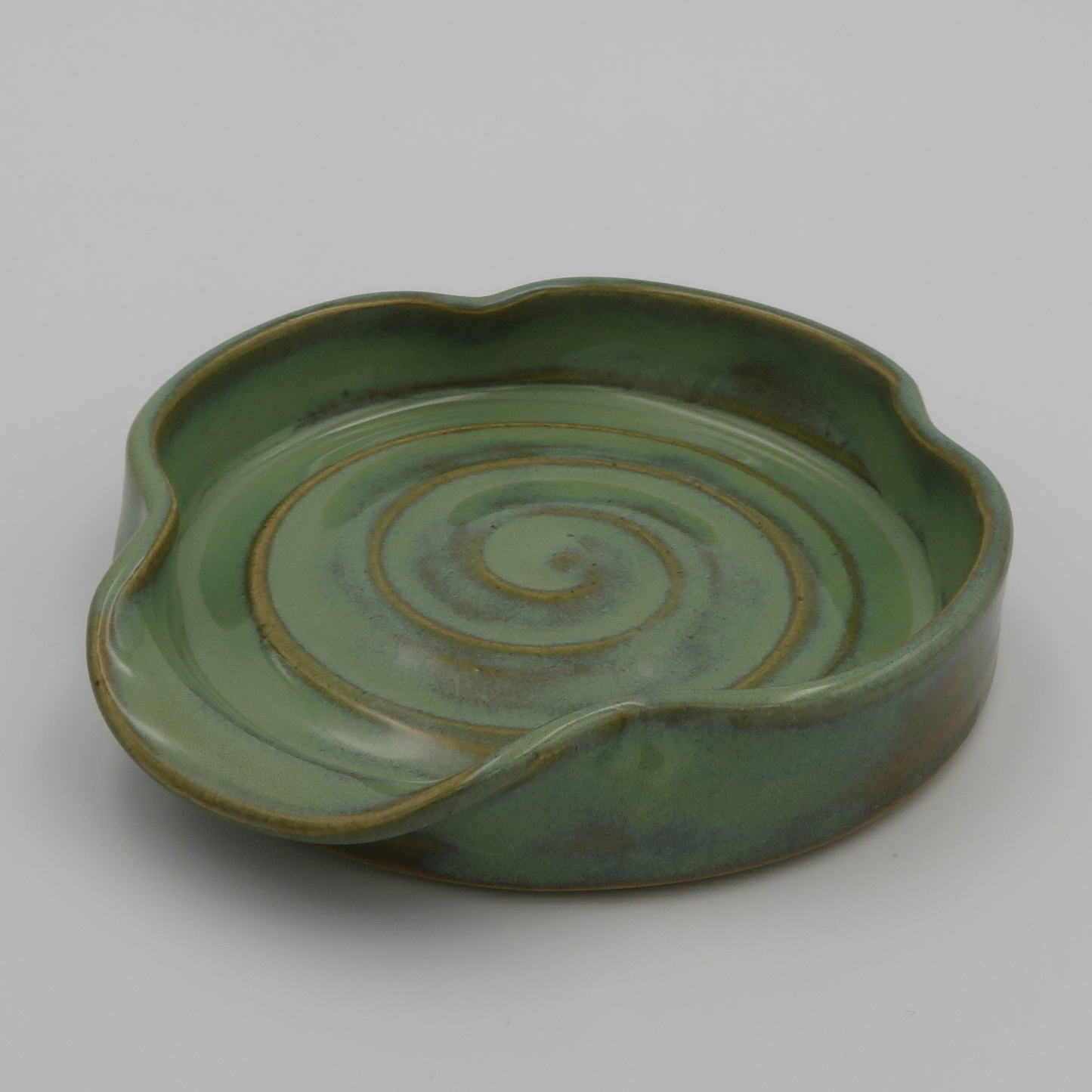 Petal Spoon Rest - Green