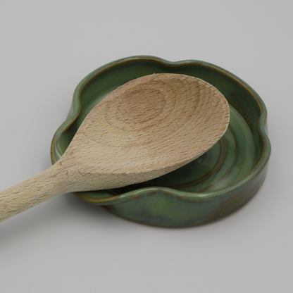 Petal Spoon Rest - Green