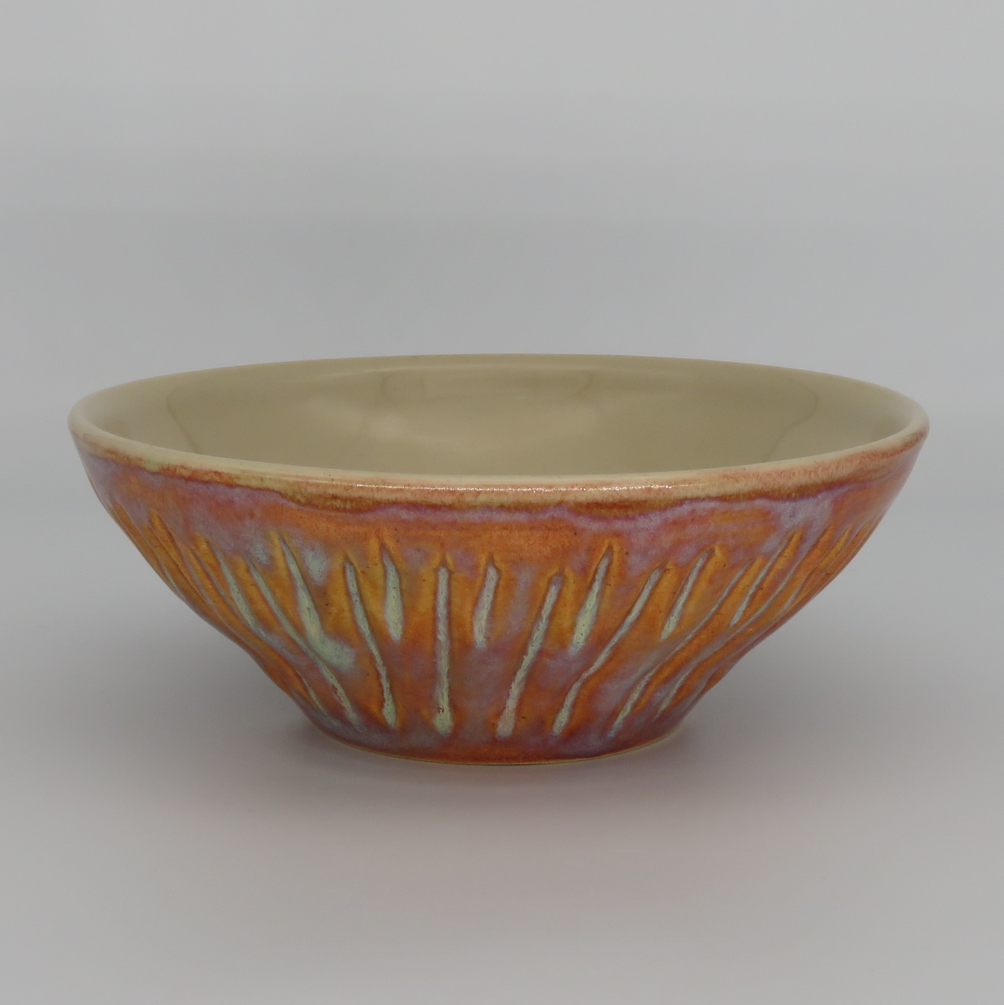 Medium Fluted Bowl - Sunset