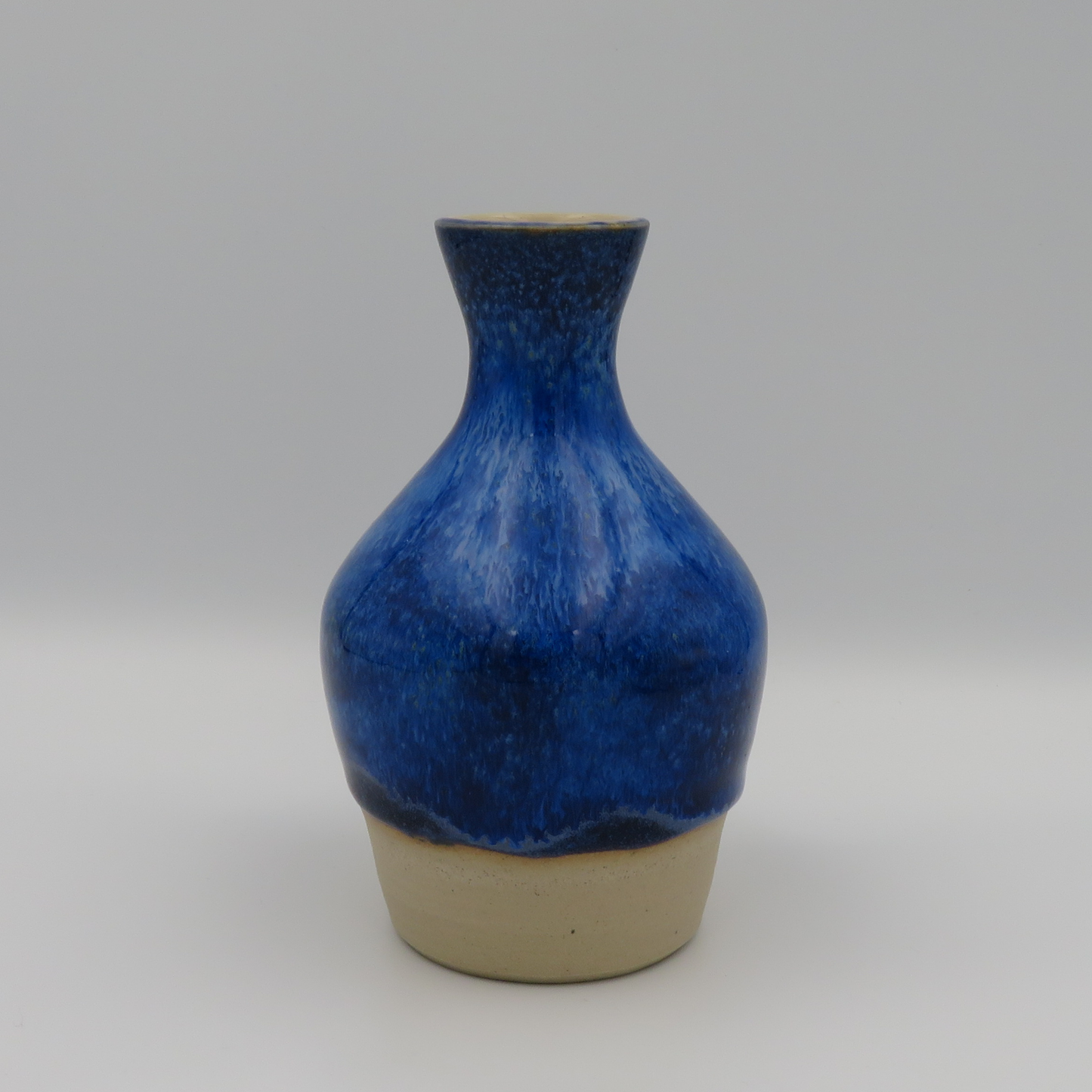 Narrow Rim Rounded Vase - Deep Blue