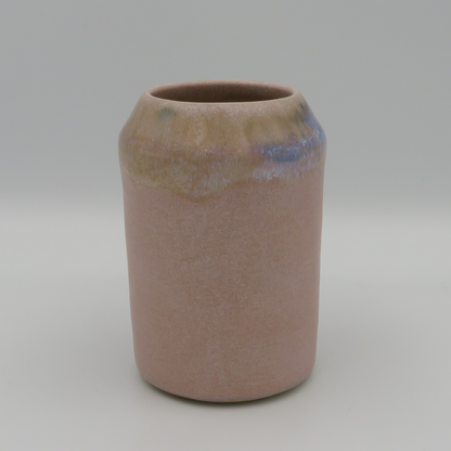 Narrow Rim Angular Vase - Pink