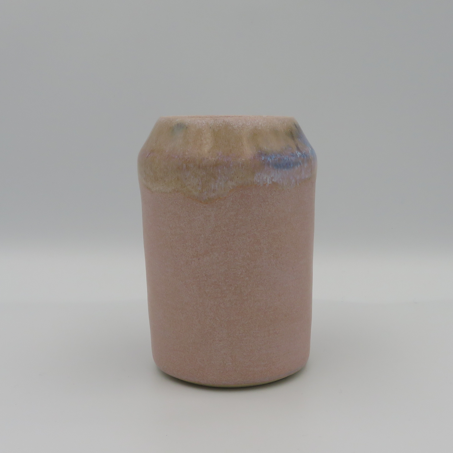 Narrow Rim Angular Vase - Pink