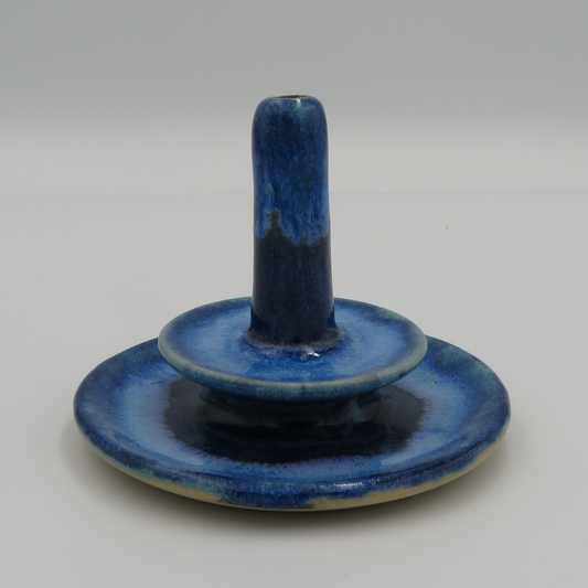 Ring Holder & Dish - Deep Blue