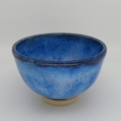 Tall Serving Bowl - Deep Blue