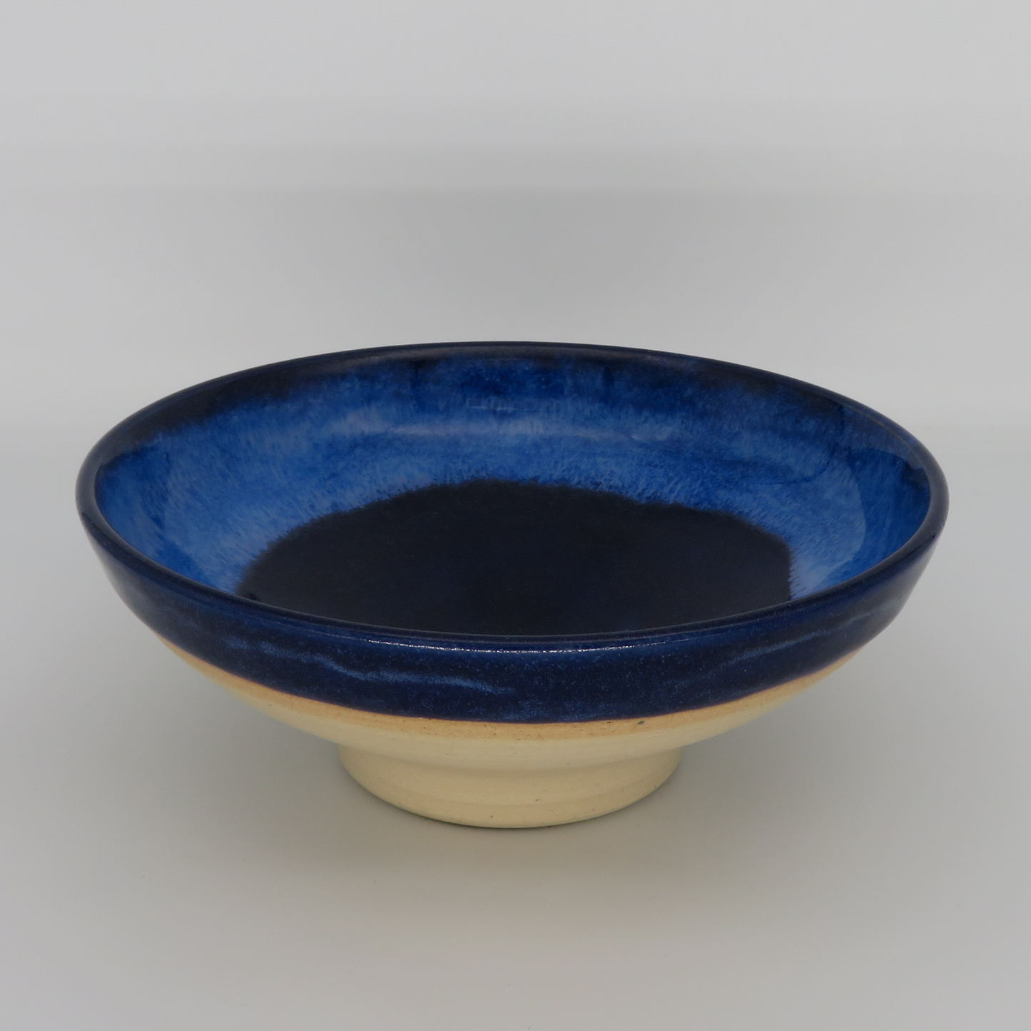 Medium Bowl - Deep Blue Rim