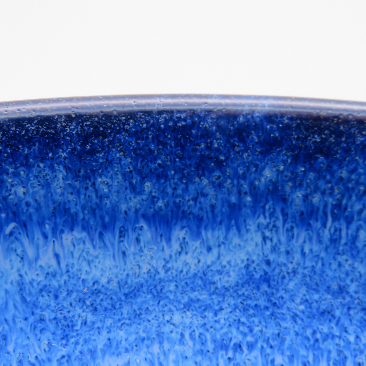 Medium Bowl - Deep Blue Rim