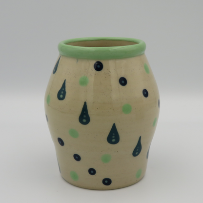 Rounded Vase - Handpainted