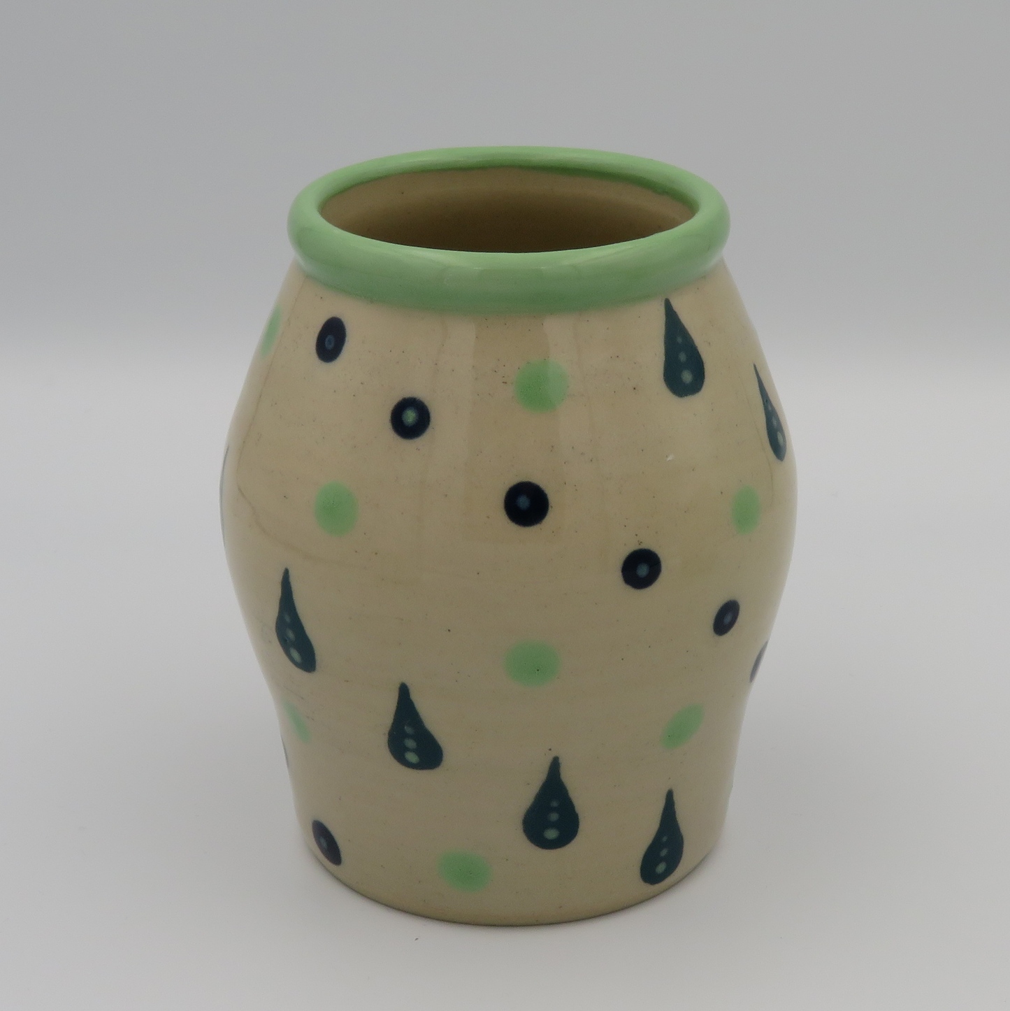 Rounded Vase - Handpainted