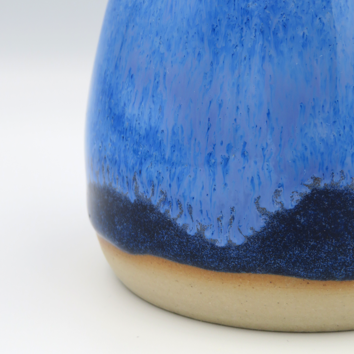 Narrow Rounded Vase - Medium Blue