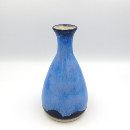 Narrow Rounded Vase - Medium Blue