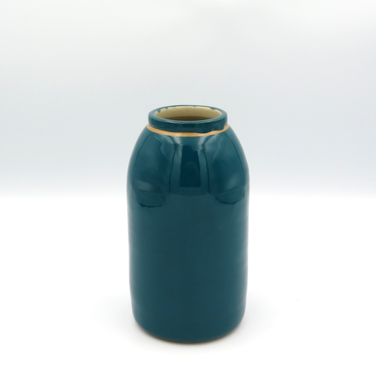 Cylindrical Vase - Emerald