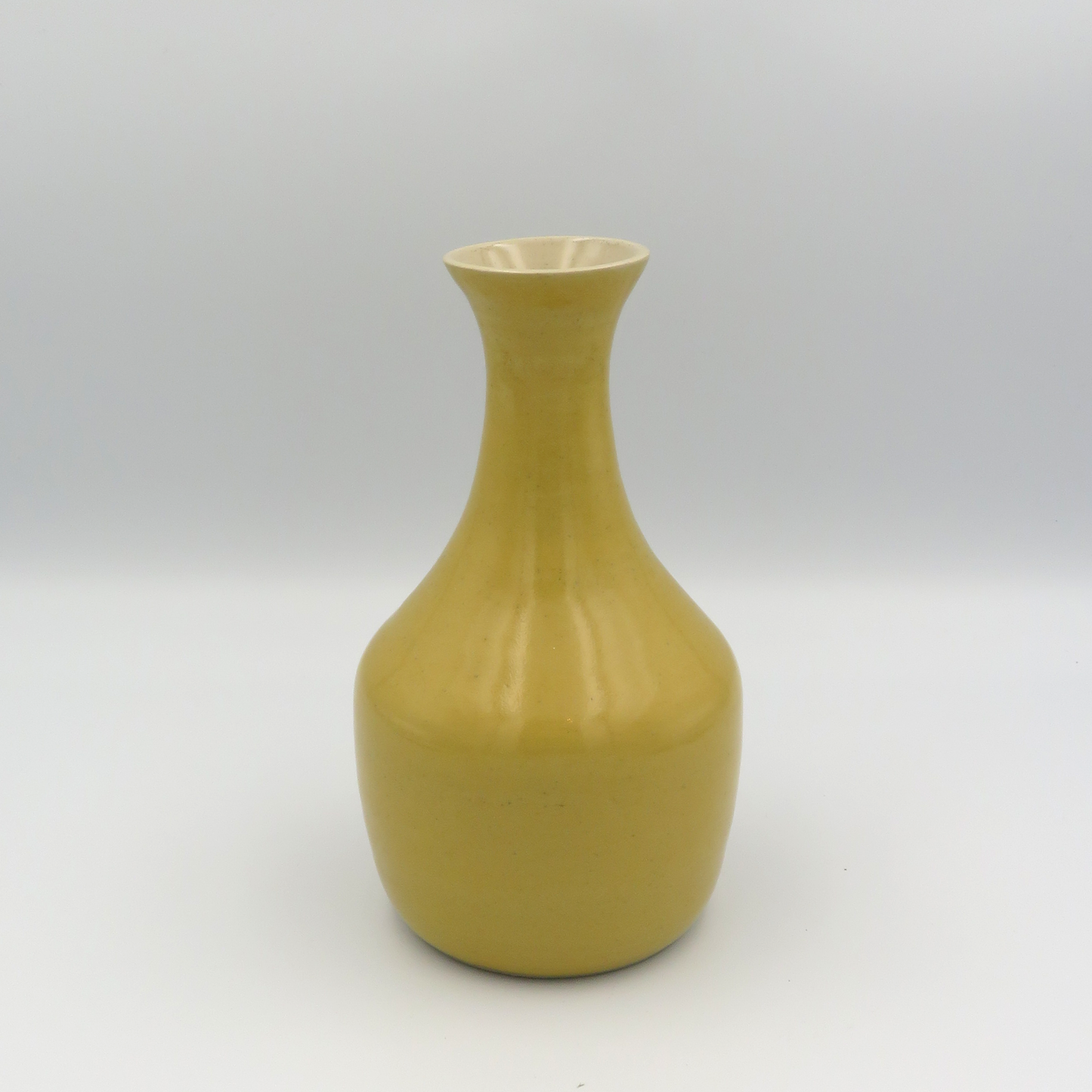 Narrow Rounded Vase - Yellow