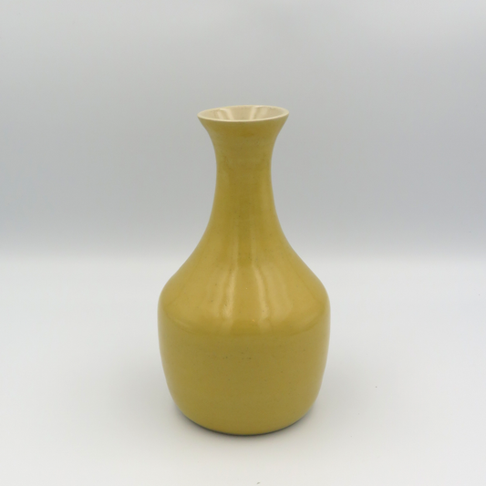 Narrow Rounded Vase - Yellow