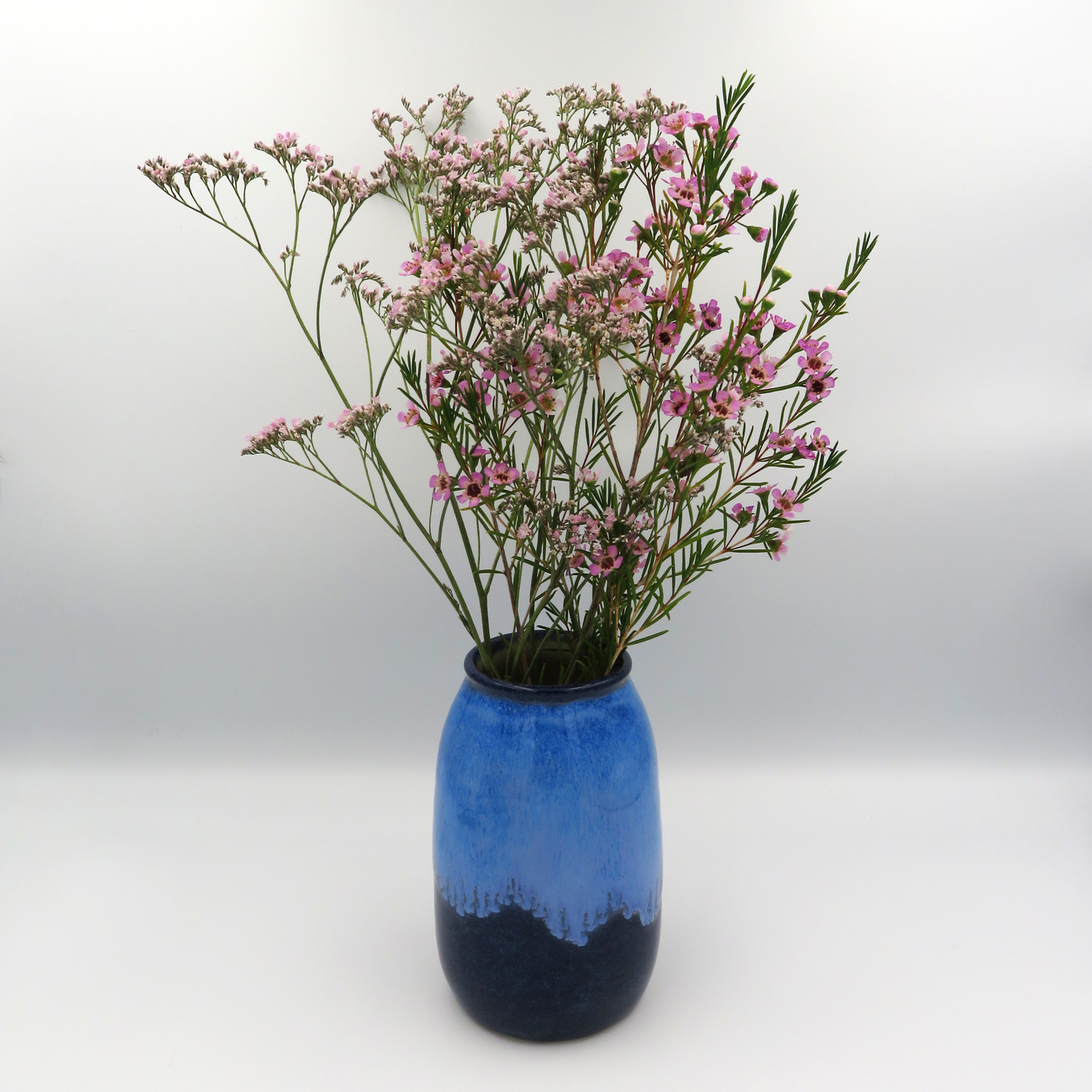Cylindrical Vase - Deep Blue