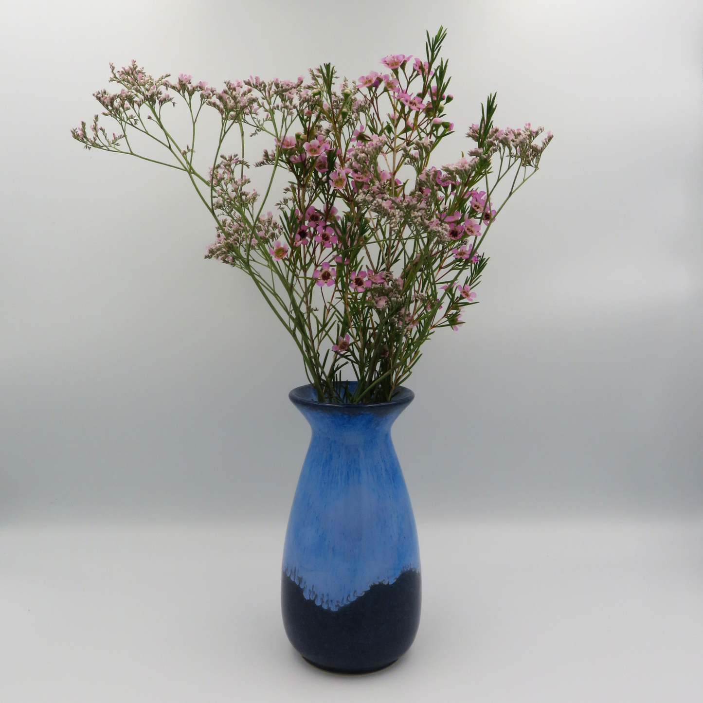 Rounded Vase - Deep Blue