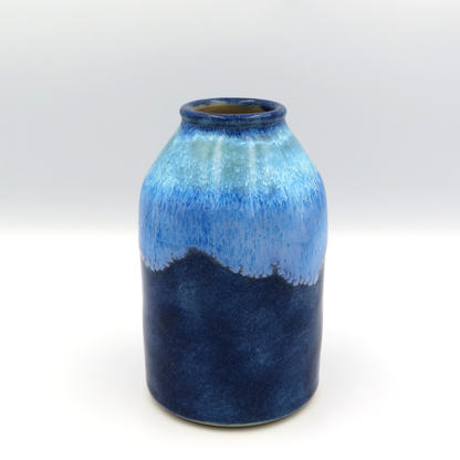 Cylindrical Vase - Medium Blue