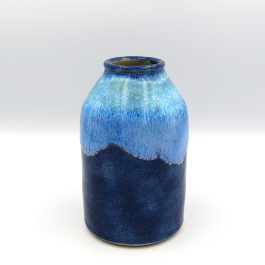 Cylindrical Vase - Medium Blue