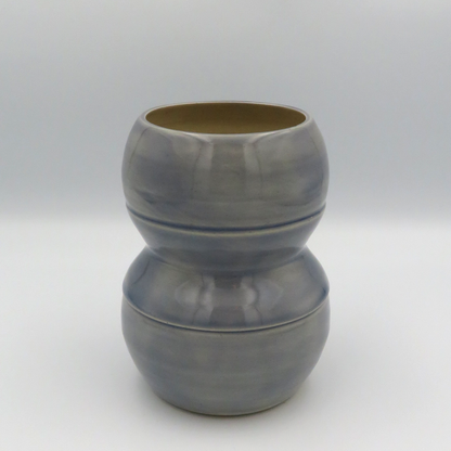 Wide Rounded Vase - Lilac Grey