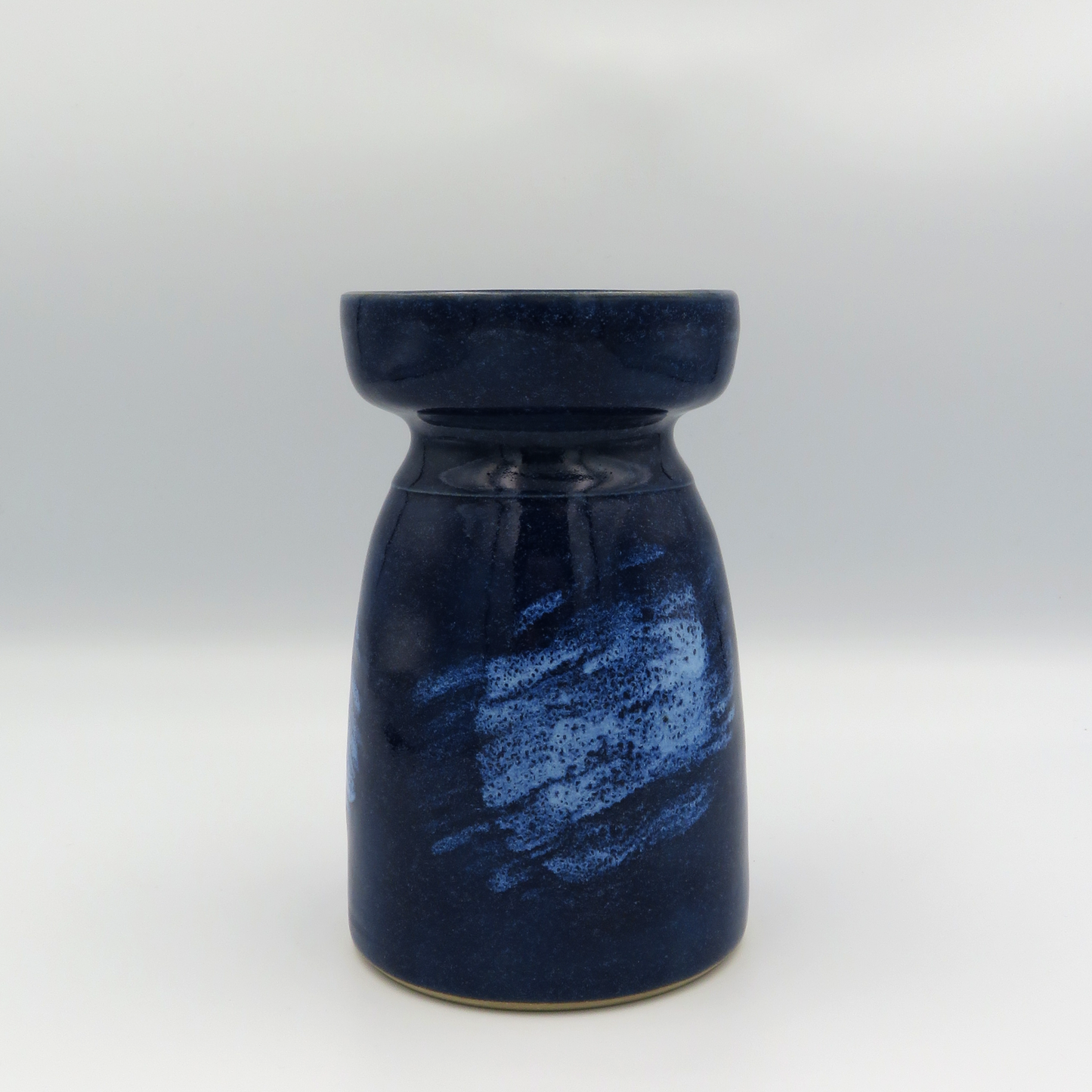 Wide Rim Bottle Vase - Sea Foam