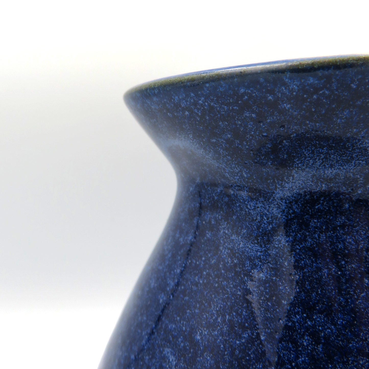 Hourglass Vase - Deep Blue