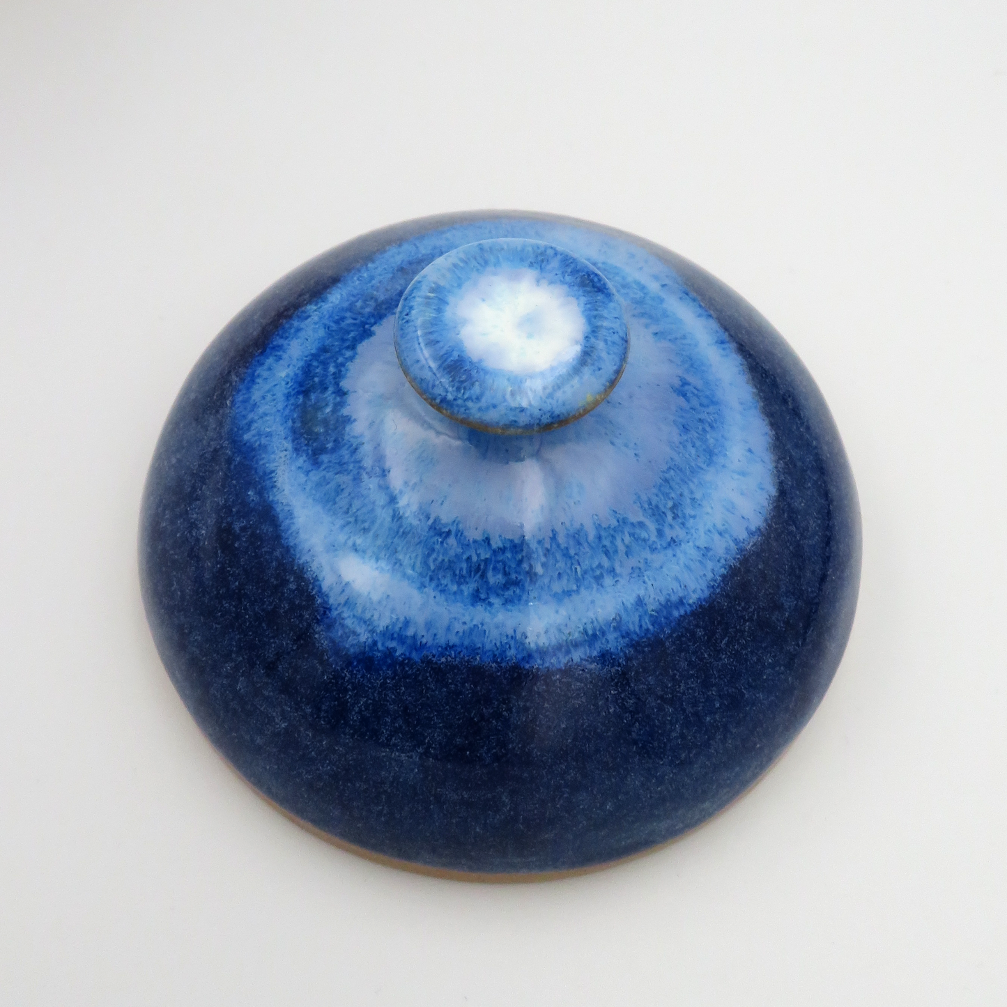 Lidded Jar - Deep Blue