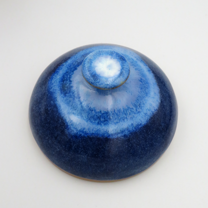 Lidded Jar - Deep Blue