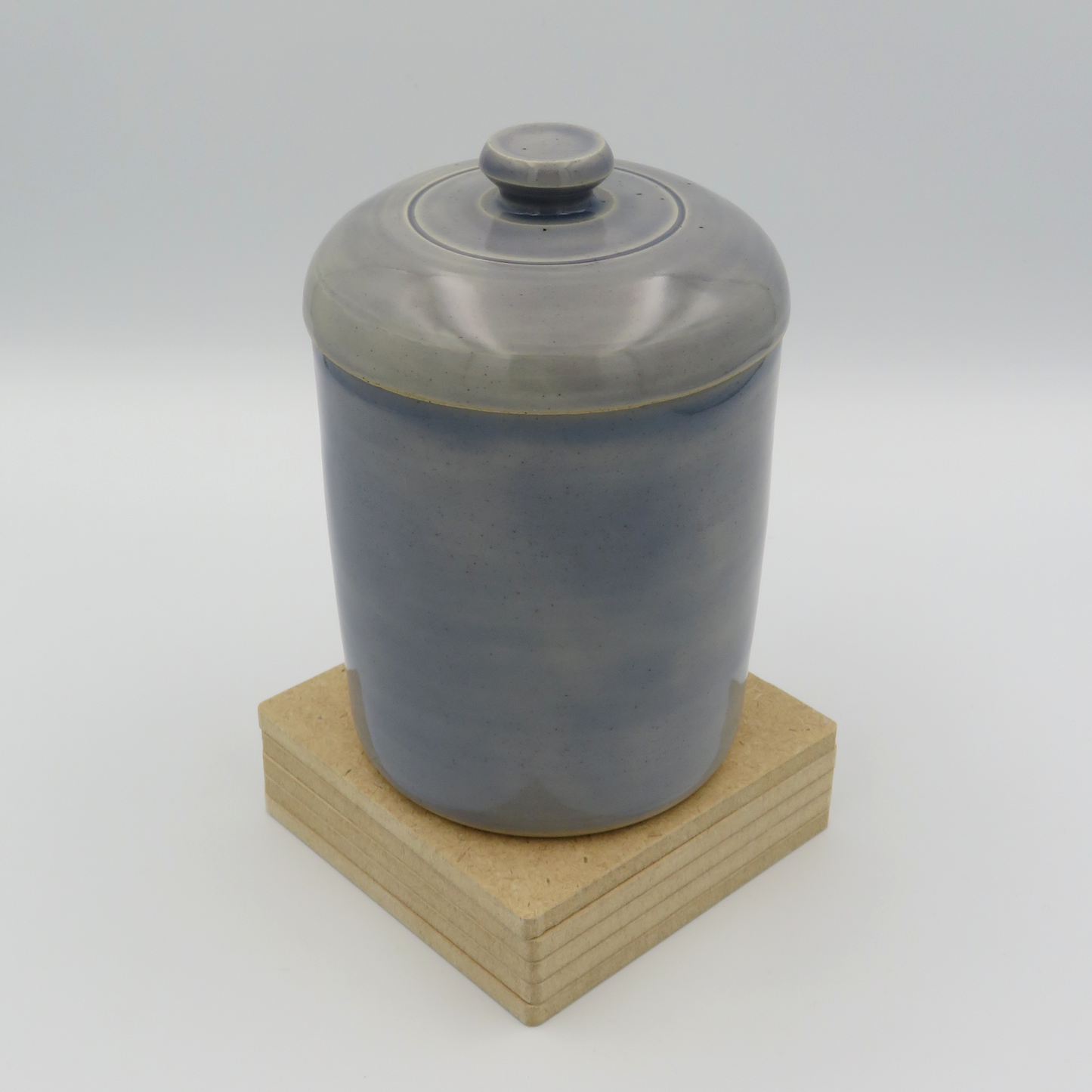 Lidded Jar - Lilac Grey - Second
