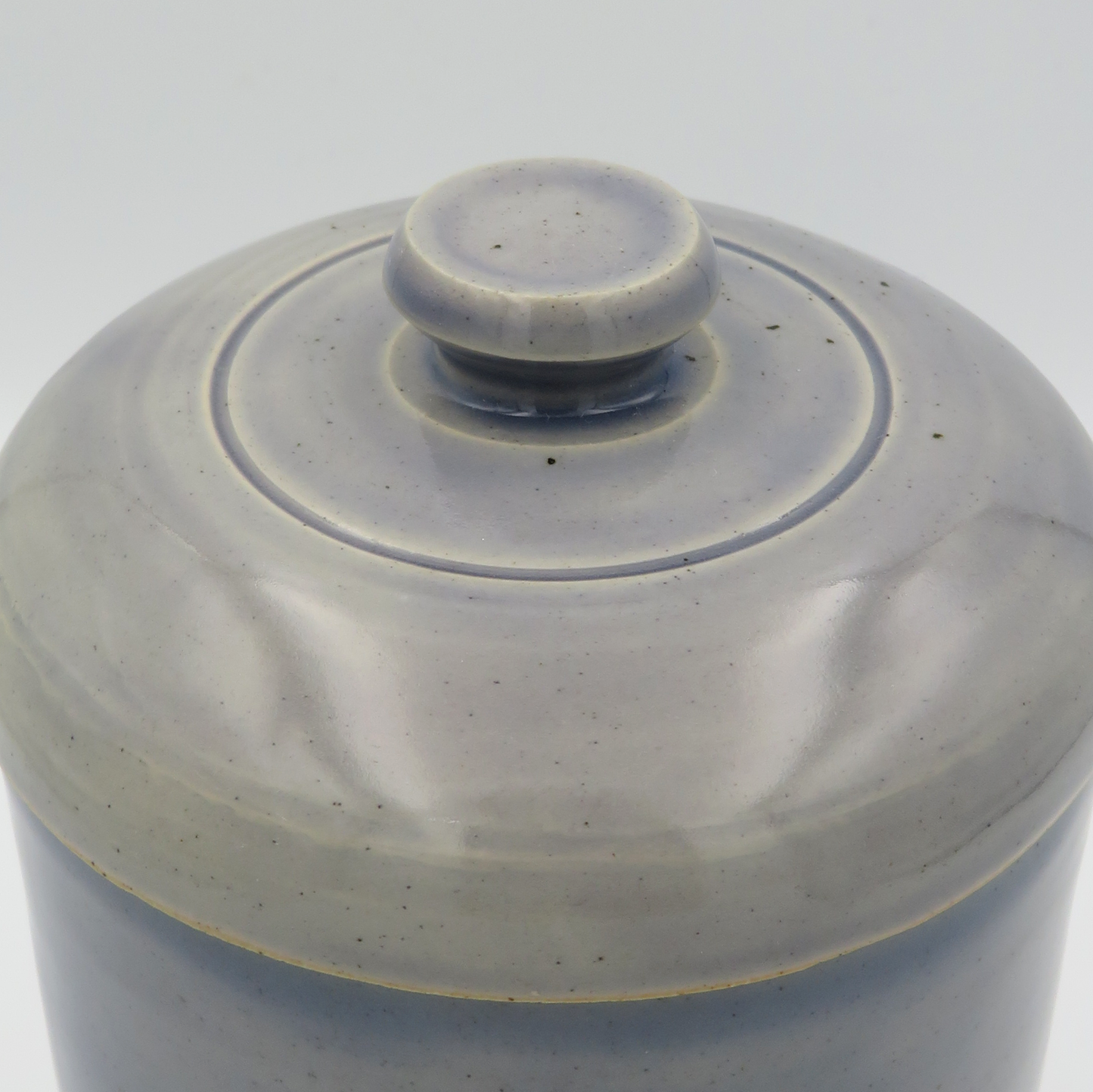 Lidded Jar - Lilac Grey - Second