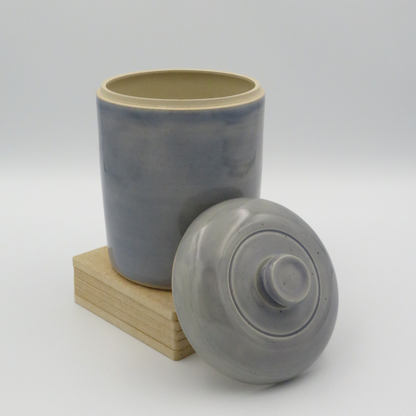 Lidded Jar - Lilac Grey - Second