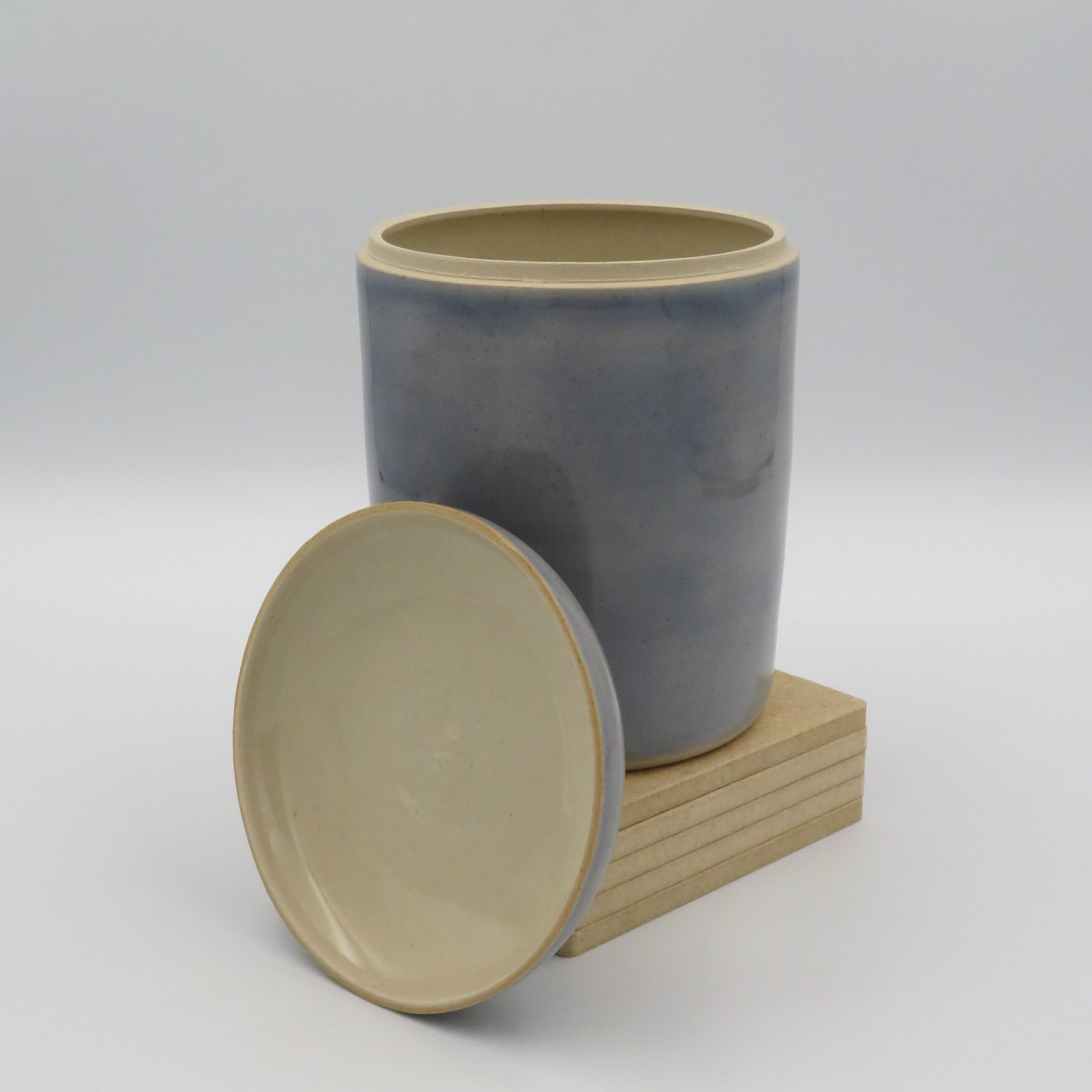 Lidded Jar - Lilac Grey - Second