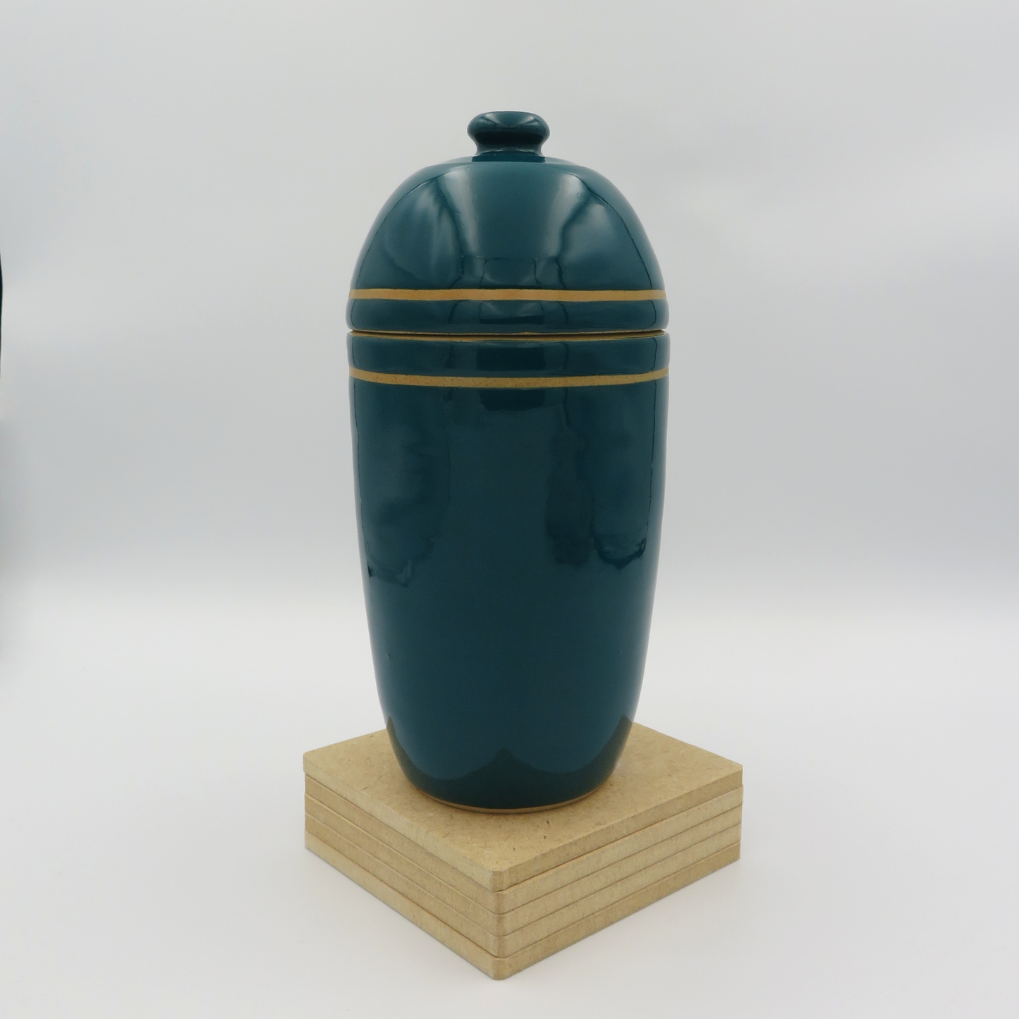Lidded Jar - Emerald