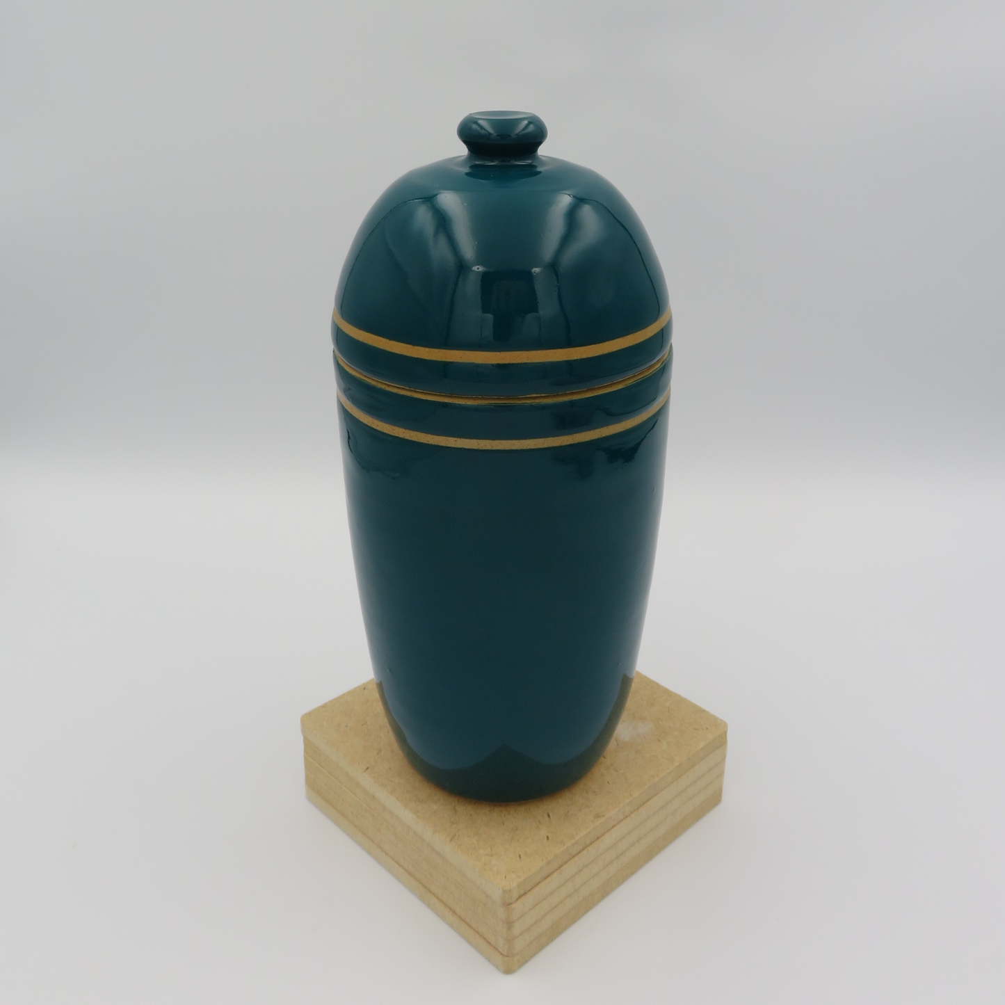 Lidded Jar - Emerald