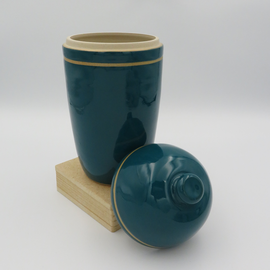 Lidded Jar - Emerald