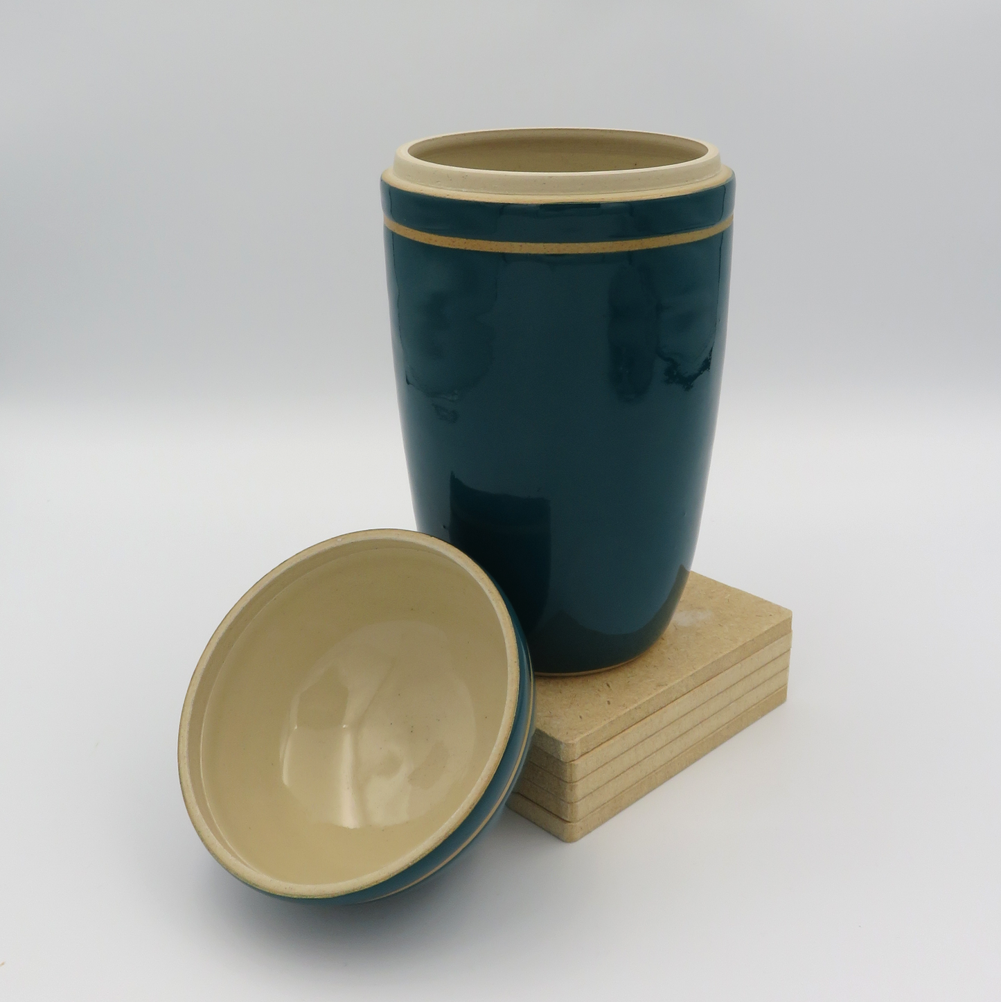 Lidded Jar - Emerald