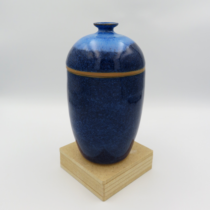 Lidded Jar - Deep Blue
