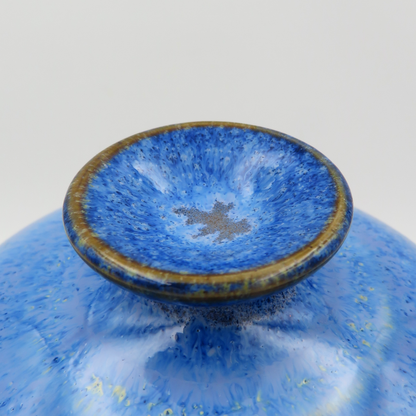Lidded Jar - Deep Blue