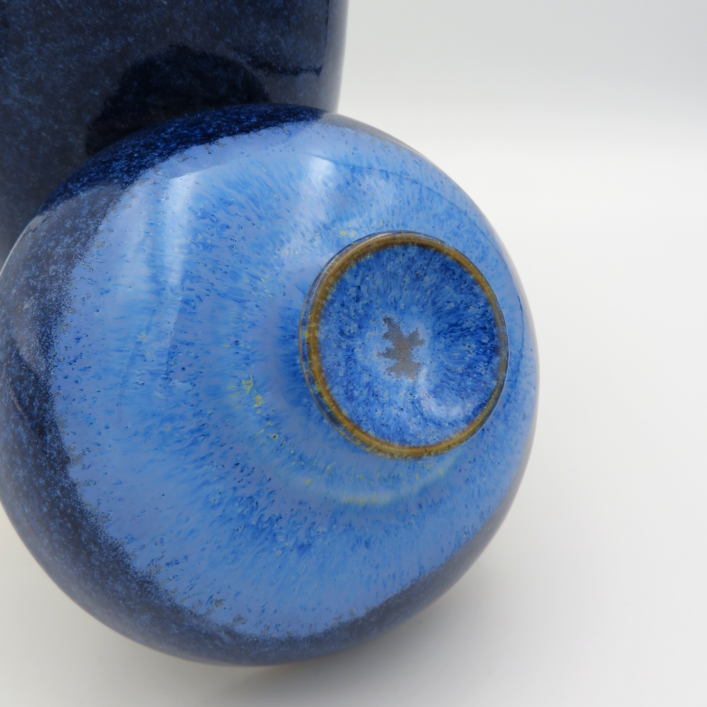 Lidded Jar - Deep Blue