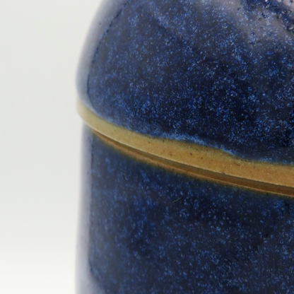 Lidded Jar - Deep Blue