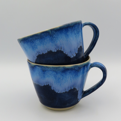 Cup with Handle - Medium Blue