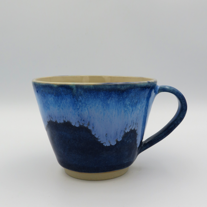 Cup with Handle - Medium Blue