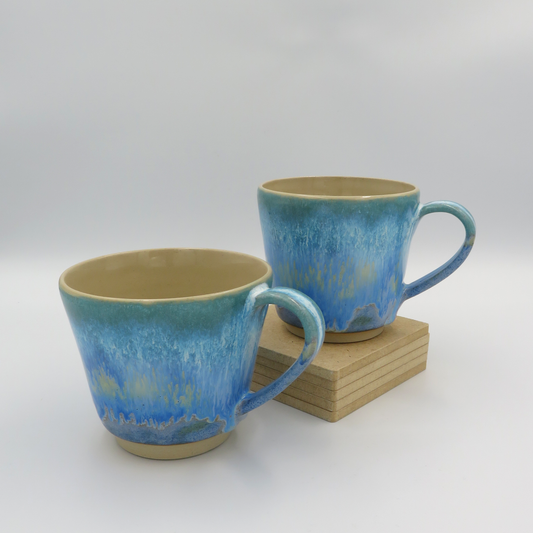 Cup with Handle - Turquoise