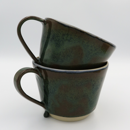 Cup with Handle - Rustic Blue