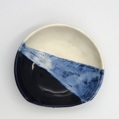 Small Angled Dish - Sea Foam - Second