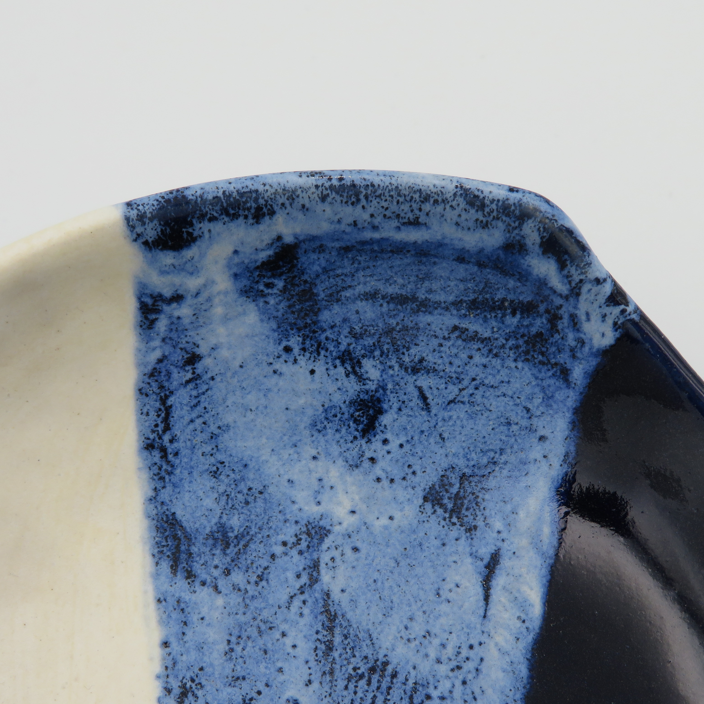 Small Angled Dish - Sea Foam - Second