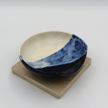 Small Angled Dish - Sea Foam - Second