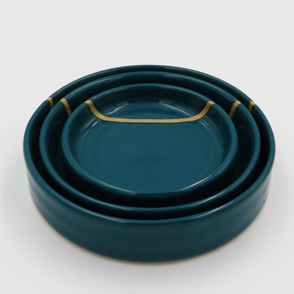Nested Plates - Emerald