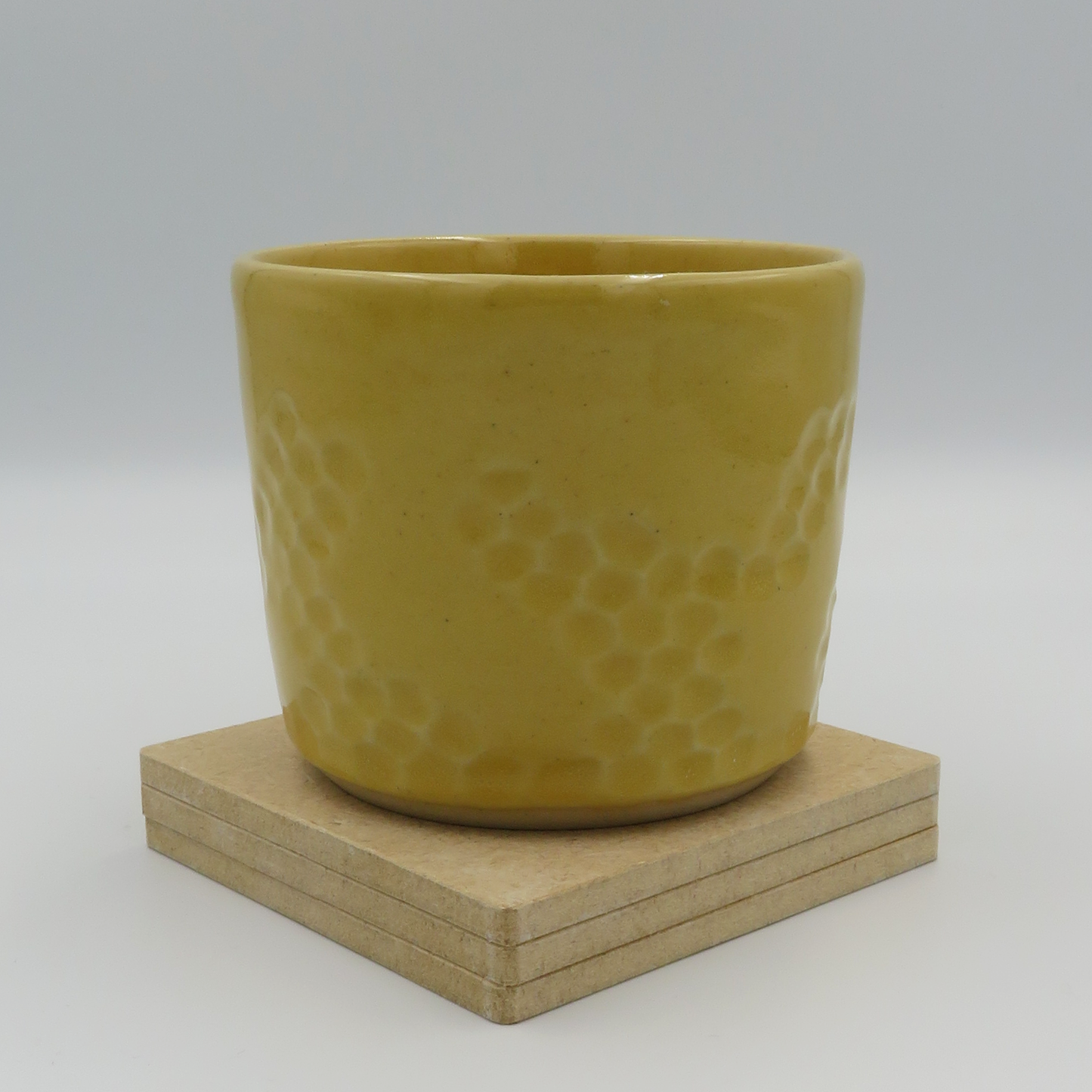Honeycomb Carved Cup - Yellow - Second